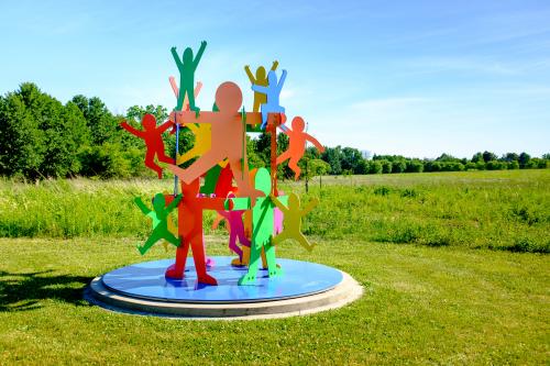 Sculpture at Meadowbrook Park